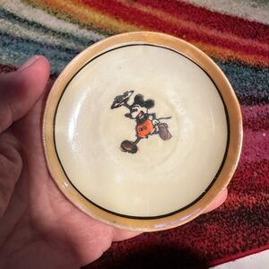 Vintage Mickey Mouse Tea Set Saucer